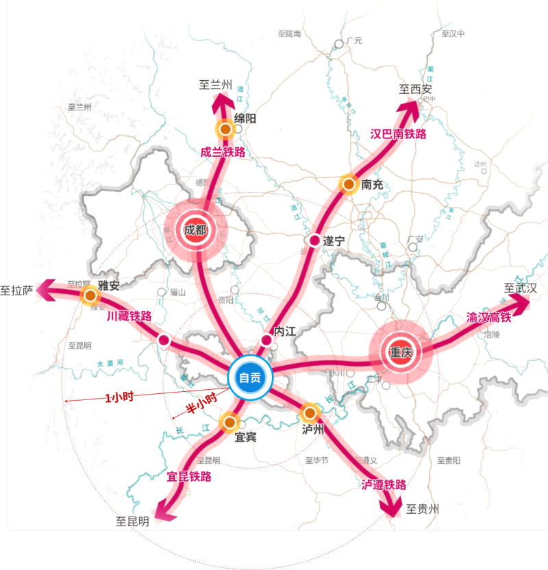 自贡城市价值暨土地推介会圆满结束30个重点载体资源正式亮相